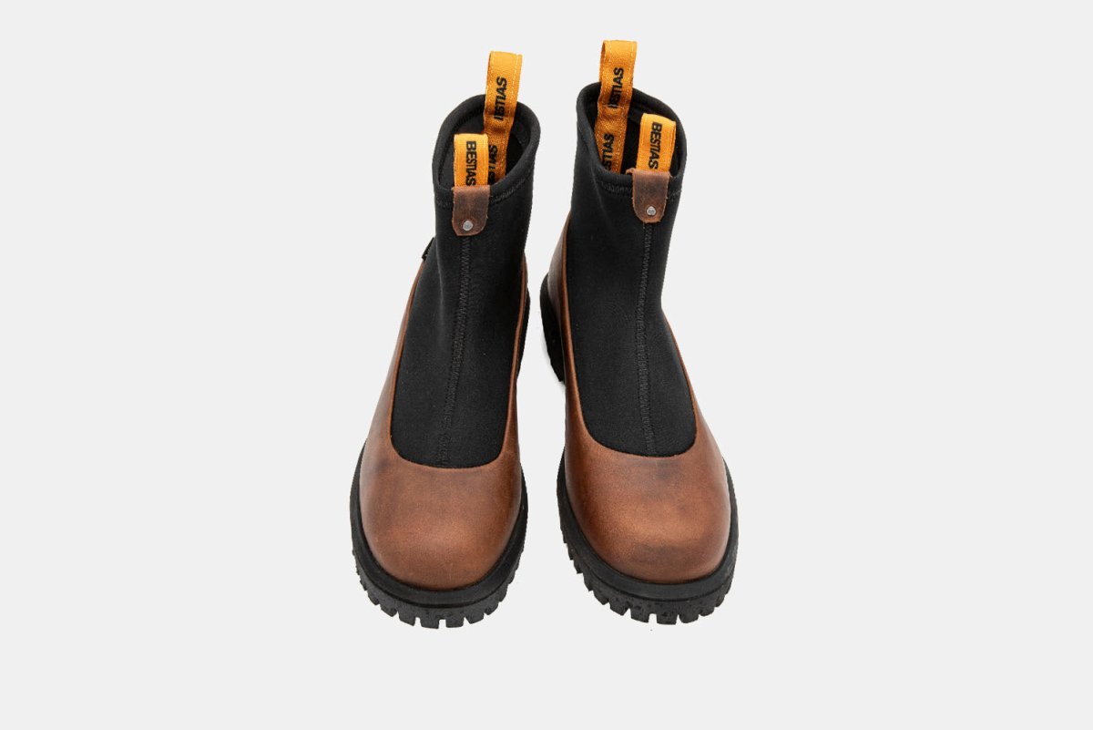 Shoes - Bota Mujer - Wabi Hi Pull Up Brown - BESTIAS