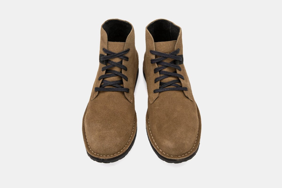 Shoes - Botín Hombre - Pudú Hi Suede Almendra - BESTIAS